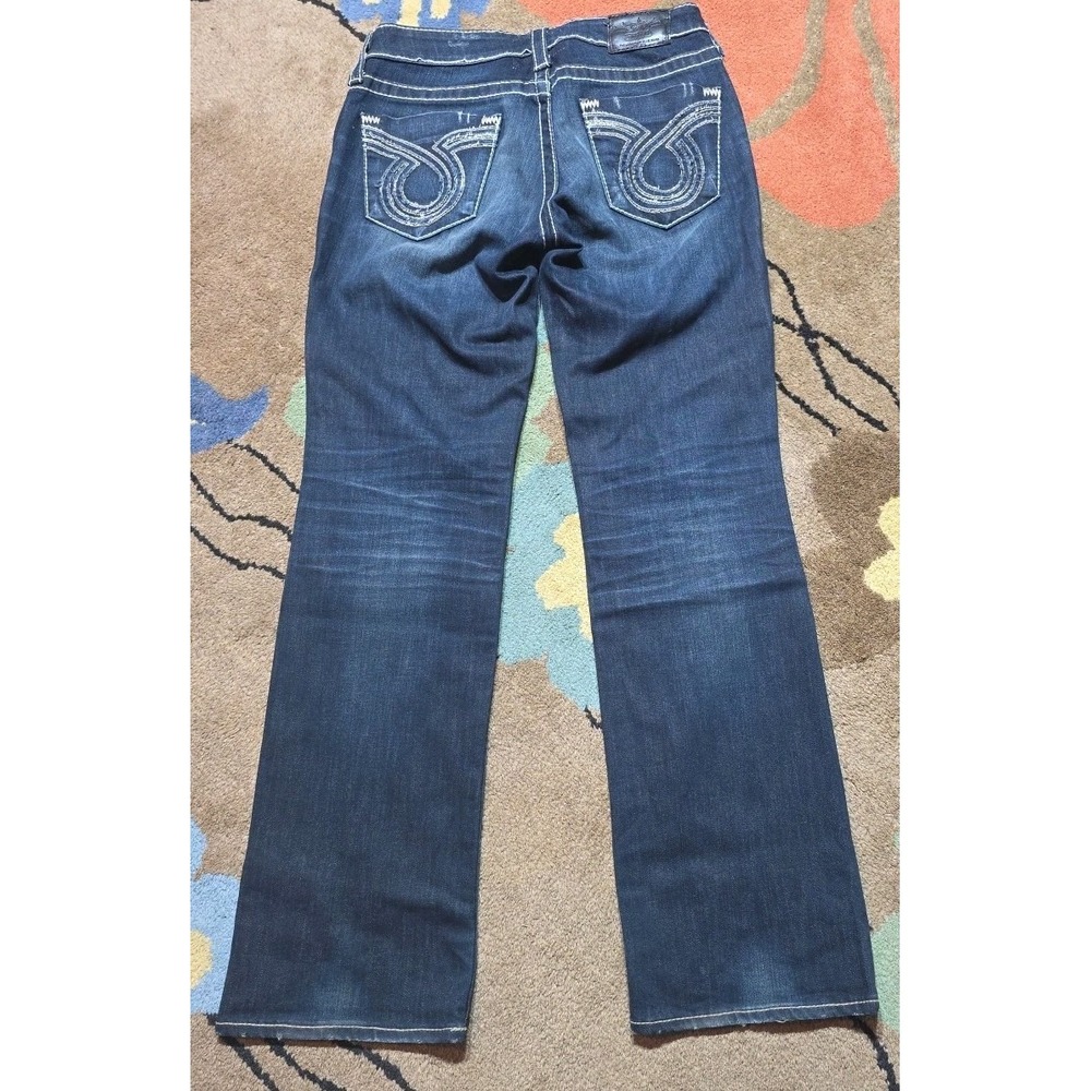 Big Star Womens Liv Vintage Boot Cut Stretch Low Rise Jeans 29X33 Western Rodeo